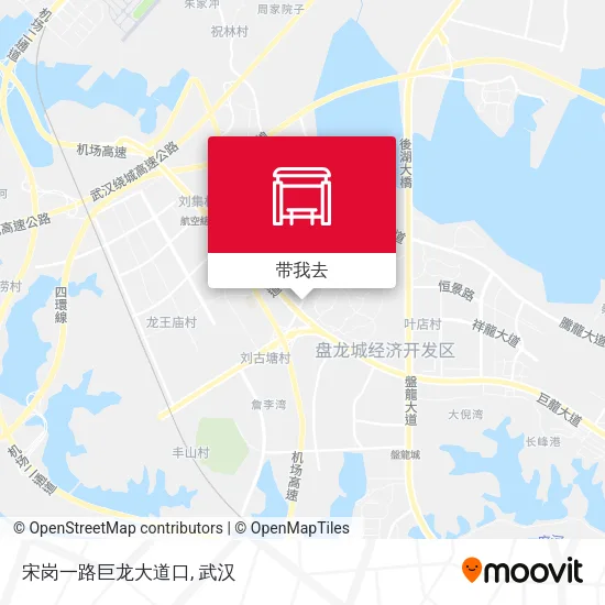 宋岗一路巨龙大道口地图