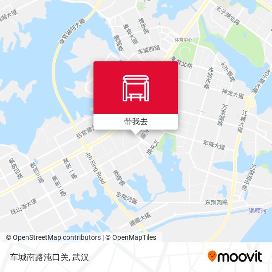 车城南路沌口关地图