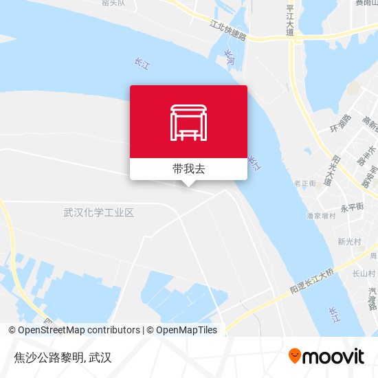 焦沙公路黎明地图