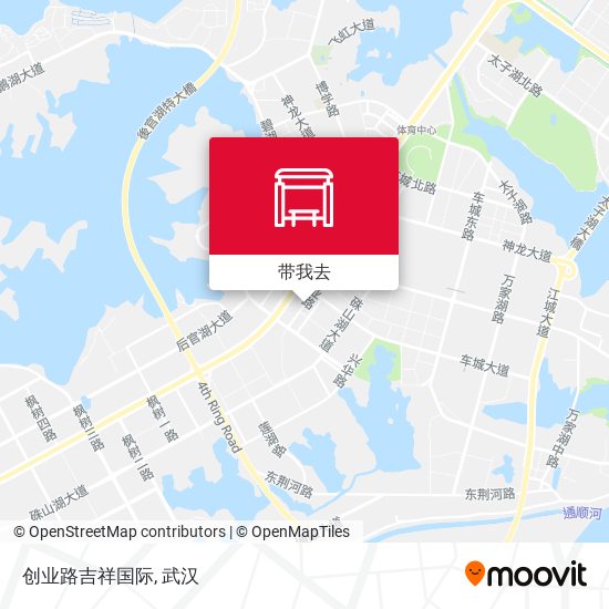 创业路吉祥国际地图