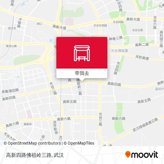 高新四路佛祖岭三路地图