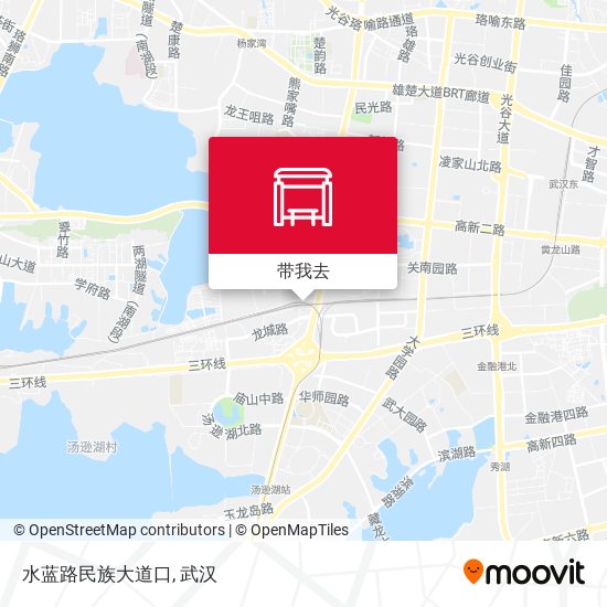 水蓝路民族大道口地图