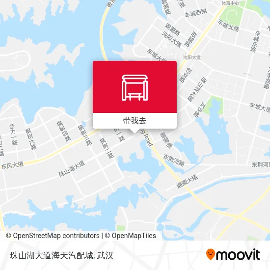 珠山湖大道海天汽配城地图