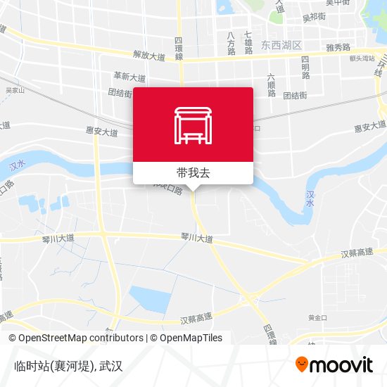 临时站(襄河堤)地图