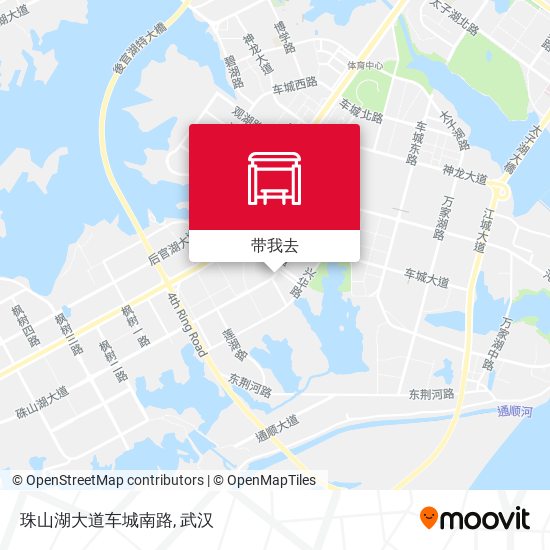 珠山湖大道车城南路地图