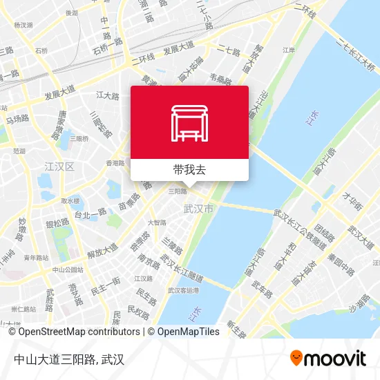 中山大道三阳路地图