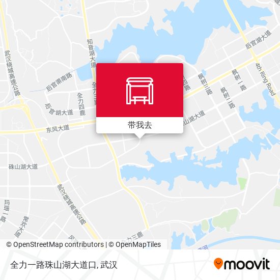 全力一路珠山湖大道口地图
