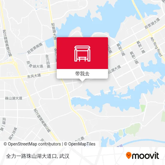 全力一路珠山湖大道口地图
