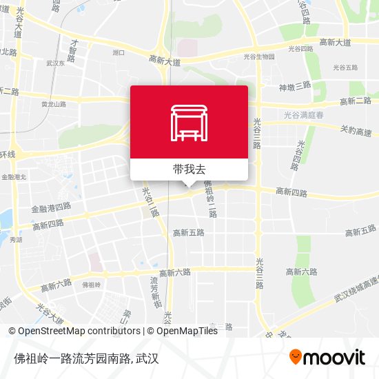 佛祖岭一路流芳园南路地图