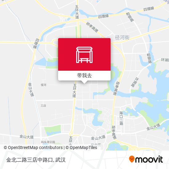 金北二路三店中路口地图