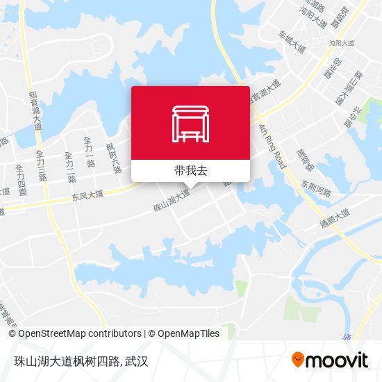珠山湖大道枫树四路地图