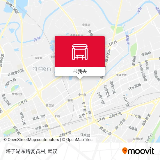 塔子湖东路复员村地图