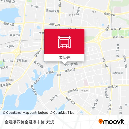 金融港四路金融港中路地图