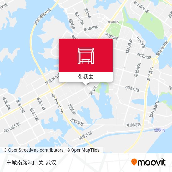 车城南路沌口关地图
