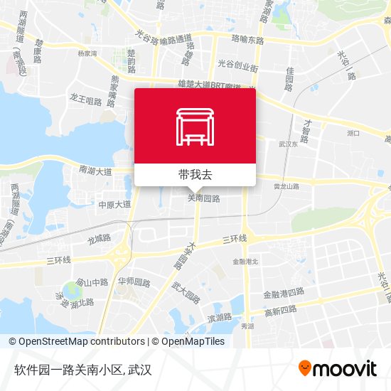 软件园一路关南小区地图