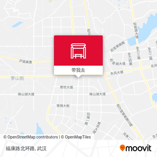 福康路北环路地图