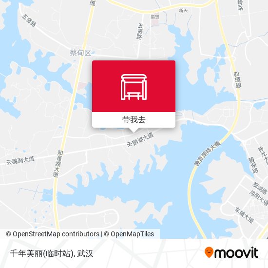 千年美丽(临时站)地图
