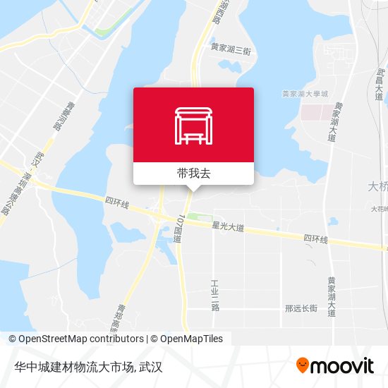 华中城建材物流大市场地图