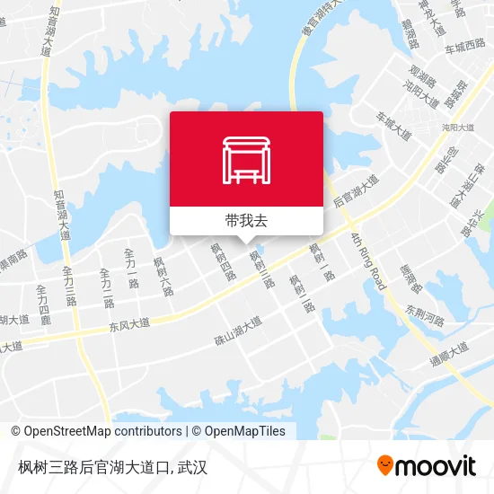 枫树三路后官湖大道口地图