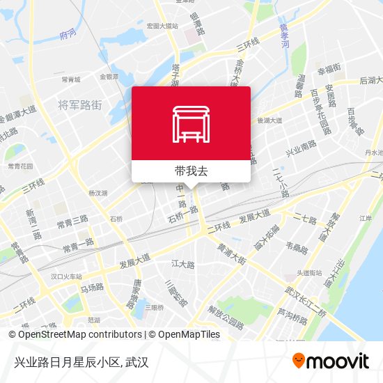 兴业路日月星辰小区地图