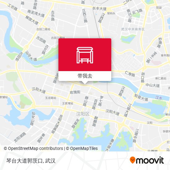 琴台大道郭茨口地图