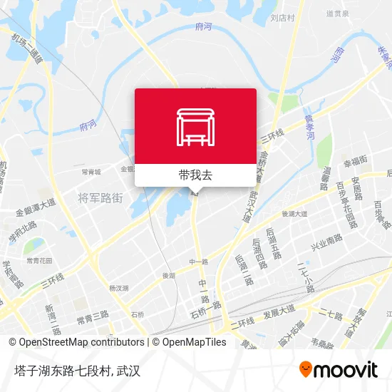 塔子湖东路七段村地图