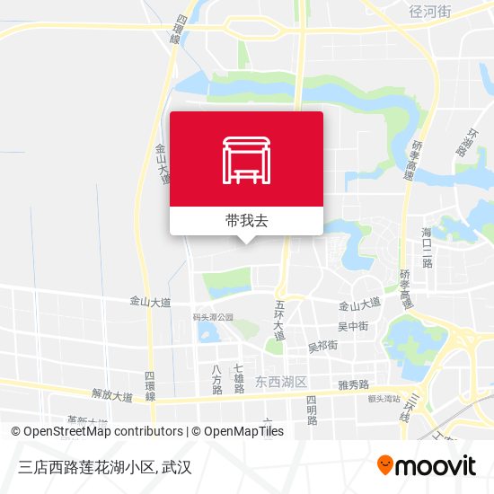 三店西路莲花湖小区地图