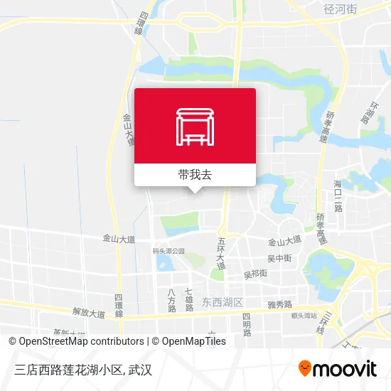 三店西路莲花湖小区地图
