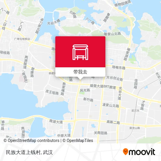民族大道上钱村地图