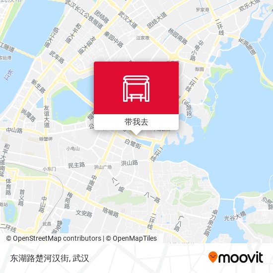 东湖路楚河汉街地图