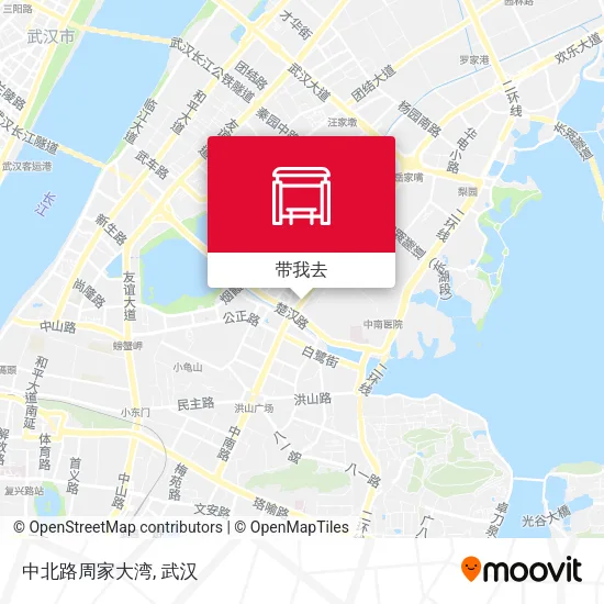 中北路周家大湾地图
