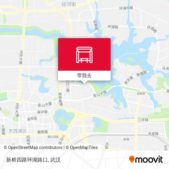 新桥四路环湖路口地图