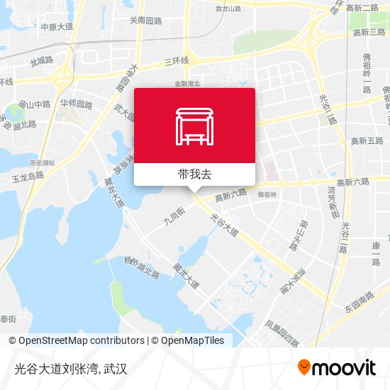 光谷大道刘张湾地图