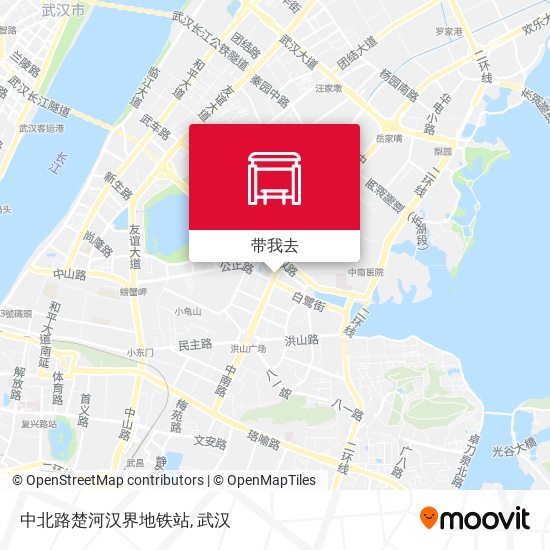 中北路楚河汉界地铁站地图