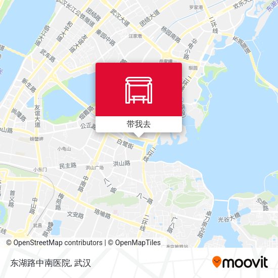 东湖路中南医院地图