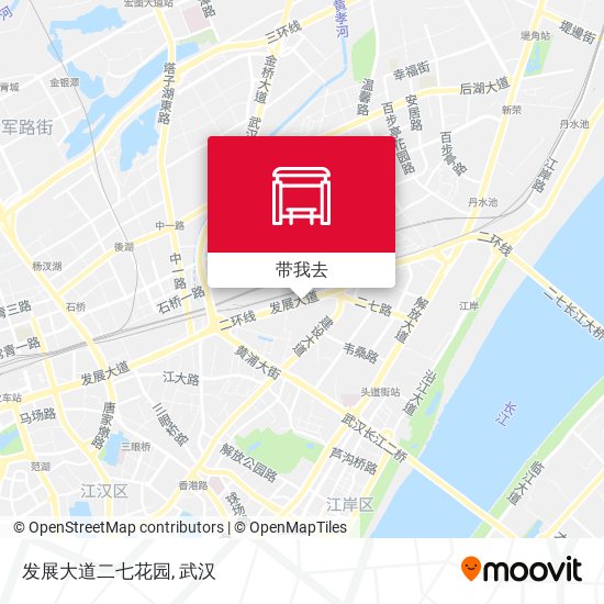 发展大道二七花园地图