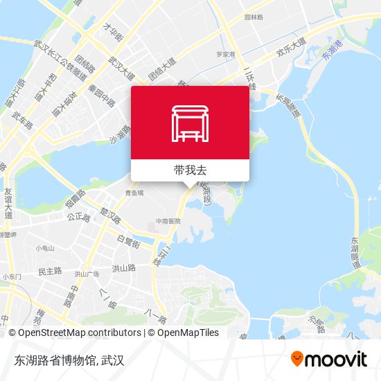 东湖路省博物馆地图