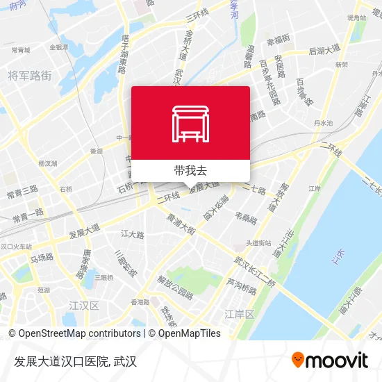发展大道汉口医院地图