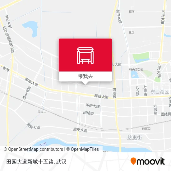 田园大道新城十五路地图