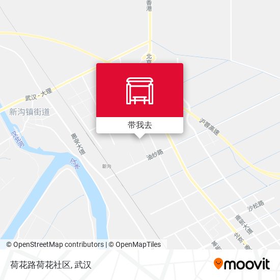 荷花路荷花社区地图