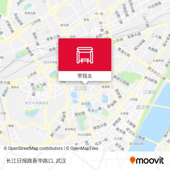 长江日报路新华路口地图