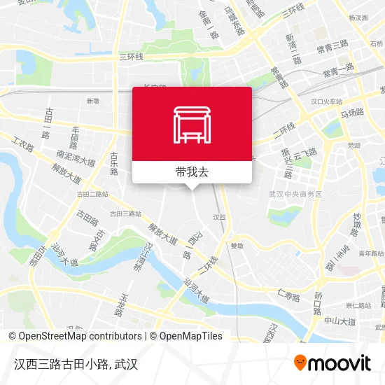 汉西三路古田小路地图