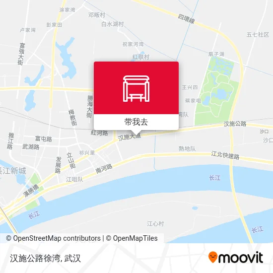 汉施公路徐湾地图