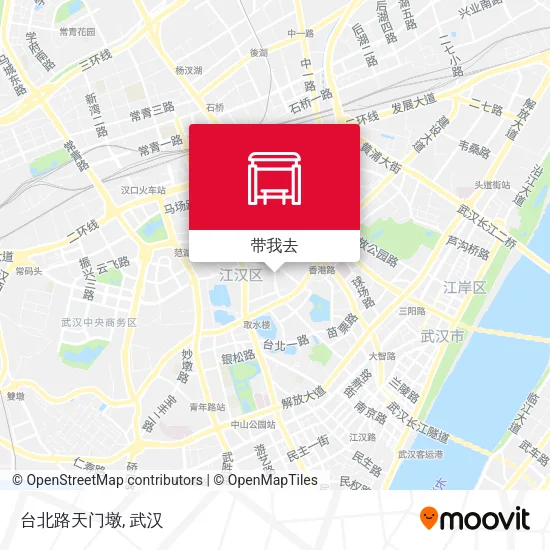 台北路天门墩地图