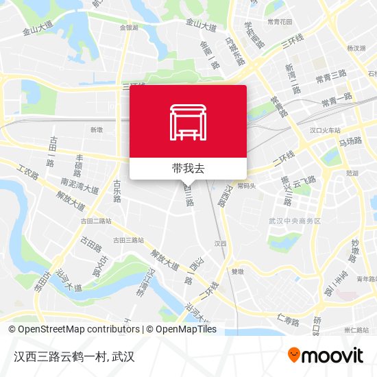 汉西三路云鹤一村地图