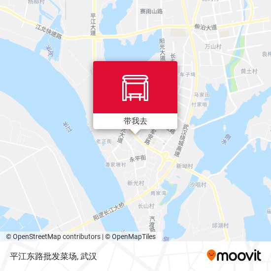 平江东路批发菜场地图