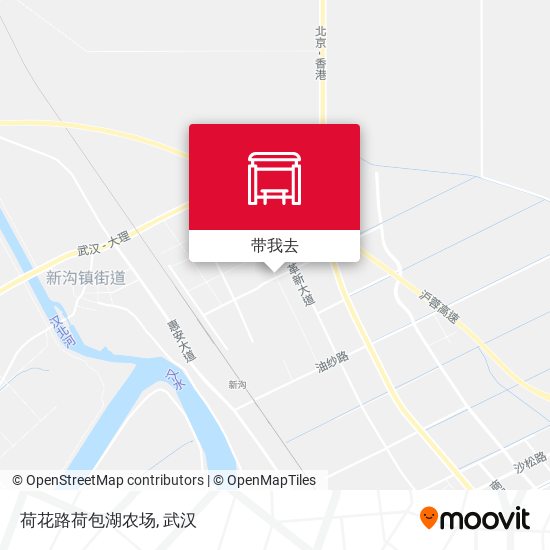 荷花路荷包湖农场地图