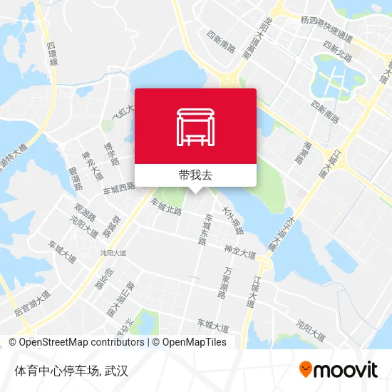 体育中心停车场地图