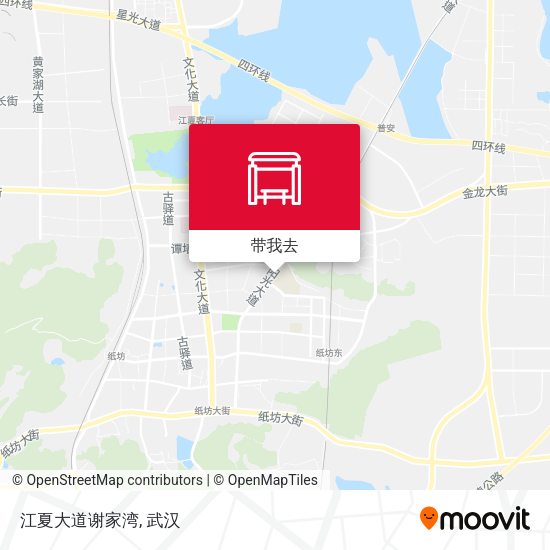 江夏大道谢家湾地图