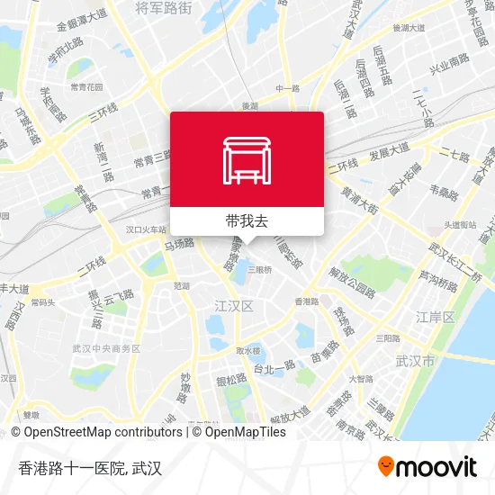 香港路十一医院地图